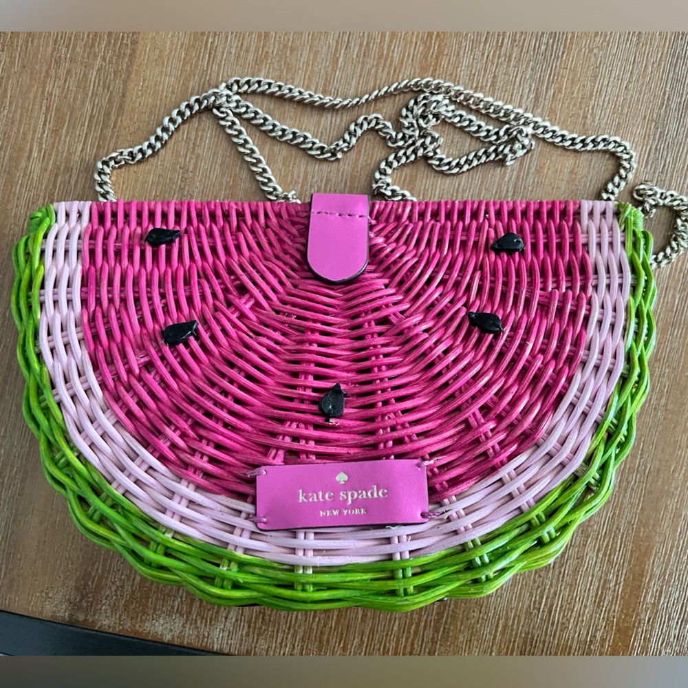 Kate Spade Wicker Watermelon Purse